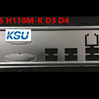 New I/O shield back plate bracket of motherboard for ASUS H110M-K D3 D4 Baffle Back plane Backplane free shipping