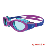 Speedo 兒童運動泳鏡 蛙鏡 游泳  Futura Biofuse Flexiseal 紫/薄荷綠 SD811595C586N【陽光樂活】
