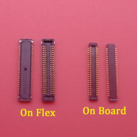 5Pcs 48Pin LCD Display Screen Flex FPC Connector On Motherboard For Samsung Galaxy A7 2018/ A750 A750F A9s A9200 /J8 Plus / J805