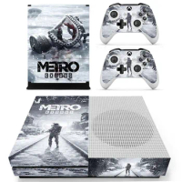 Metro Exodus Cover Skin Sticker Decal Protector For Xbox One S Console and Controllers for Xbox One Slim Skin Stickers Vinyl