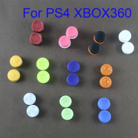 30pair=60pcs For xbox360 extenders silicon rubber joystick extender caps with package For ps4 game controller analog button