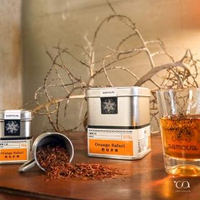 【samova 歐洲時尚茶飲】博士茶/無咖啡因/Orange Safari橙色非洲(Tea Tin Mini系列)