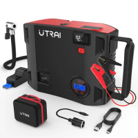 Utrai Portable Jump Starter with Air Compressor 2000A Power Bank Tire Inflator Pump 12V Starting Device Car Booster ODM