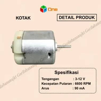 Dinamo Dc Motor Rs 380 3.7V-7.4V RC car remote control car model kotak dan bulat Kotak