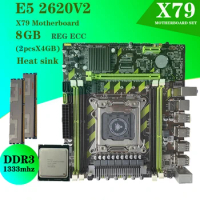 X79 motherboard memory CPU kit combination Xeon E5 processor CPU Server REG ECC DDR3 RAM 2pcs x 4GB=8GB/2pcs x 8GB=16GB 1333MHZ