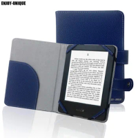 Book Style Leather Case Cover For Tolino vision HD4 eReader Leather Case Cover 6 inch