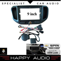 Frame Head Unit 9 Inch Chevrolet Spin Free Soket PnP + Canbus