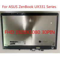For ASUS ZenBook UX331 UX331U UX331UA UX331UN laptop LCD LED SCREEN Panel Touch Screen Digitizer Assembly with frame bezel