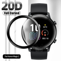 20D Curved Edge Protective Film For Huawei Honor Magic Watch 2 42MM 46MM SmartWatch Soft Screen Protector Accessories (Not Glass