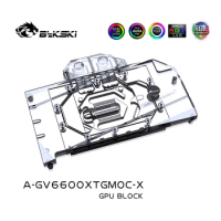 Bykski GPU Block for GIGABYTE RX6600XT GAMING OC 8G Video Card Water Cooler / Full Cover / DRGB Light Radiator A-GV6600XTGMOC-X