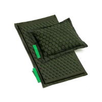 High-End Buckwheat Lotus Coconut Palm Acupressure Mat Linen Acupressure Mat Flax Buckwheat Lotus Acupuncture Massage Cushion
