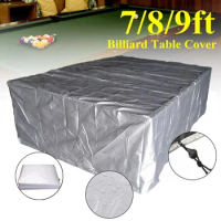 7/8/9FT Billiard Table Cover Furniture Table Cover Snooker Supplies With Drawstring Pool Table Dust Protection Oxford Cloth