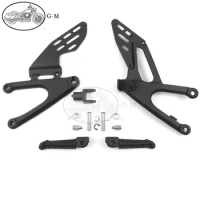 Motorcycle Front Footrest Foot Pegs Bracket Set For Yamaha YZF R1 YZF-R1 2007 2008