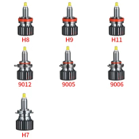 1 Piece LED Car Headlight Bulb Automotive Supplies As Shown Canbus Led 360 350000LM 800W 3D Auto Lamps