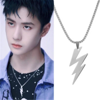 Wang YiBo same style fashion new personality lightning Necklace Korean style high quality Necklace