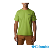 Columbia 哥倫比亞 男款- UPF30冰紗快排短袖上衣-綠色 UEE03050MI