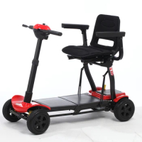 Four Wheels Folding Handicapped Mobility Scooter