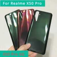 6.44 inch For OPPO Realme X50 Pro Back Battery Cover Rear Housing Door Glass Case for Realme X50 Pro Battery Cover 5G
