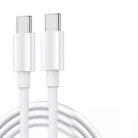 0.2m 1m 2m 3m 30W 100W Double Type C PD Quick Fast Charge Cable For Apple iPhone 15 Pro Max iPad Samsung HUAWEI USB-C To C Line