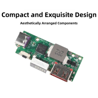 โมดูลชาร์จเร็ว IP5356 สำหรับแบตเตอรี่สำรองแบบ DIY ดีไซน์กะทัดรัด ชาร์จอุปกรณ์ได้ รองรับ Type‑C และ U