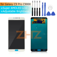 For Samsung Galaxy C9 Pro 2016 C9000 LCD Display with Touch Digitizer Assembly for Galaxy C9 Pro LCD Display Repair Spare Parts