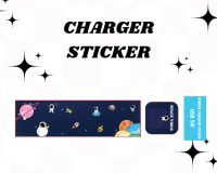 (1แถม1 ของแถมสุ่ม)สติกเกอร์หัวชาร์จ space 5W (แบบด้าน)
