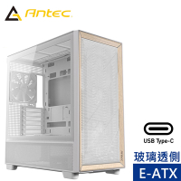 Antec 安鈦克 FLUX White  E-ATX 電腦機殼(白色/支援背插ATX/TYPE-C)