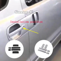 For Hyundai Starex H-1 H1 2018 2019 2020 2021 2022 Car Cover Detector Sticks Frame Lamp Trim Door Armrest Handrail Handle 6PCs