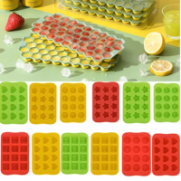 12 Silicone Ice Cube Tray with Lid Ice Cube Mold Food Grade Silicone Whiskey Cocktail Drink Chocolate Ice Cream Maker Party Bar
