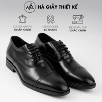 Giày Tây Nam Hà Giày Thiết Kế H06 Da Bò OXFORD  Cao Cấp Tăng Chiều Cao Bảo Hành 12 Tháng