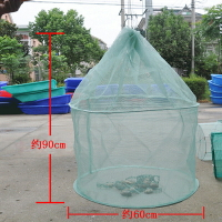 網箱存養魚養龍蝦黃鱔養殖網專用網兜速干養小魚吊籠折疊尼龍魚護