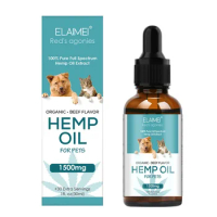 30ml Dog Body Care Hemp Seed Essential Oil Relieves Stress, Improves Skin and Coat. Pet Skincare Products.