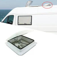14" Rv Roof Vent White Rv Room Vent With Fan Black Range Hood Exhaust Hood Camper Van Roof Vent Fan Travel Trailers For Rv Trail