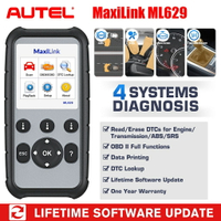 道通Autel ML629 OBD2汽車故障診斷儀 汽車診斷器 ABS SRS 發動機 變速箱診斷 故障碼讀取清除