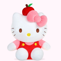 Hello Kitty Sanrio 8吋毛絨公仔抱枕 蘋果