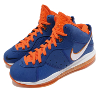 【NIKE 耐吉】籃球鞋 LeBron VIII QS 運動 男鞋 氣墊 避震 包覆 支撐 明星款 球鞋 藍 橘(CV1750-400)