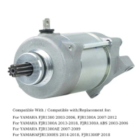 410-54267 Starter Motor Replacement For YAMAHA FJR1300P FJR1300AE FJR1300A ABS FJR1300 FJR1300A 2007-2018 18765 5JW-81890-00-00