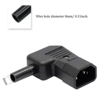 IEC 320 C14 universal Male and Female Right Angle Plug Power Adapter Converter For AC Power Electrical Socket Outlets connector