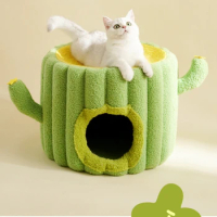 Cactus Climbing Frame Scratching Board, Cat Tree, Claw Grinding Kennel, Cat Nest, Sisal Scratching Post, Pet Supplies