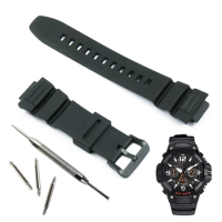 watch accessories pin buckle for Casio MCW-100H 110H W-S220 HDD-S100 waterproof resin watch strap for men and women watch band