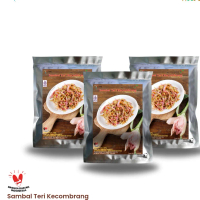 Waxumi - Paket Bundle sambal Teri Kecombrang / Teri Medan Kecombrang / Makanan instan / Kemasan - Fo