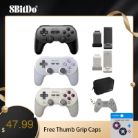 8bitdo SN30 PRO+ Wireless Joystick Bluetooth Remote Game Controller Gamepad for Windows/Android/macOS/Nintendo Switch