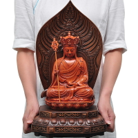 六角地藏王菩薩佛像擺件居家供奉樹脂工藝品家居客廳玄關寺廟擺放
