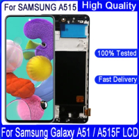 AMOLED For Samsung A51 LCD Touch Screen Digitizer Assembly For Samsung A51 SM-A515 SM-A515F LCD Screen Assembly Replace
