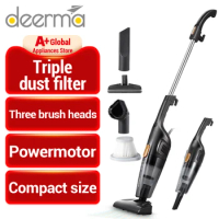 Deerma DX115c Mini Portable Hand-held Vacuum Cleaner Household Mute Vacuum Cleaner Strong Vacuum Household Vacuum Cleaner