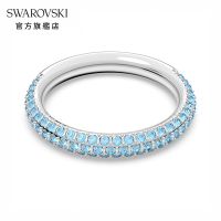 SWAROVSKI 施華洛世奇 Stone 戒指, 藍色, 鍍白金色