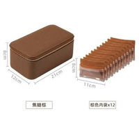 高檔首飾盒PU皮革大容量項鍊手鐲收納防塵旅行外出首飾收納盒