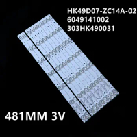 LED Backlight strip For 49" TV LED-49B600 HK49D07-ZC14A-02 6049141002 303HK490031