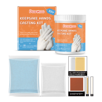 Dowmoo 3D Plaster Model Kit Hand Mold Powder Clone Powder 3D Hand Mold Making Model Powder Plaster H