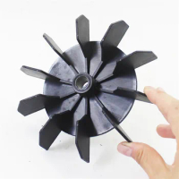 Black Plastic Heat Dissipation Engineering Fan Blade Air Compressor Fan Replacement Direct On Line Motor for Autus Accessories